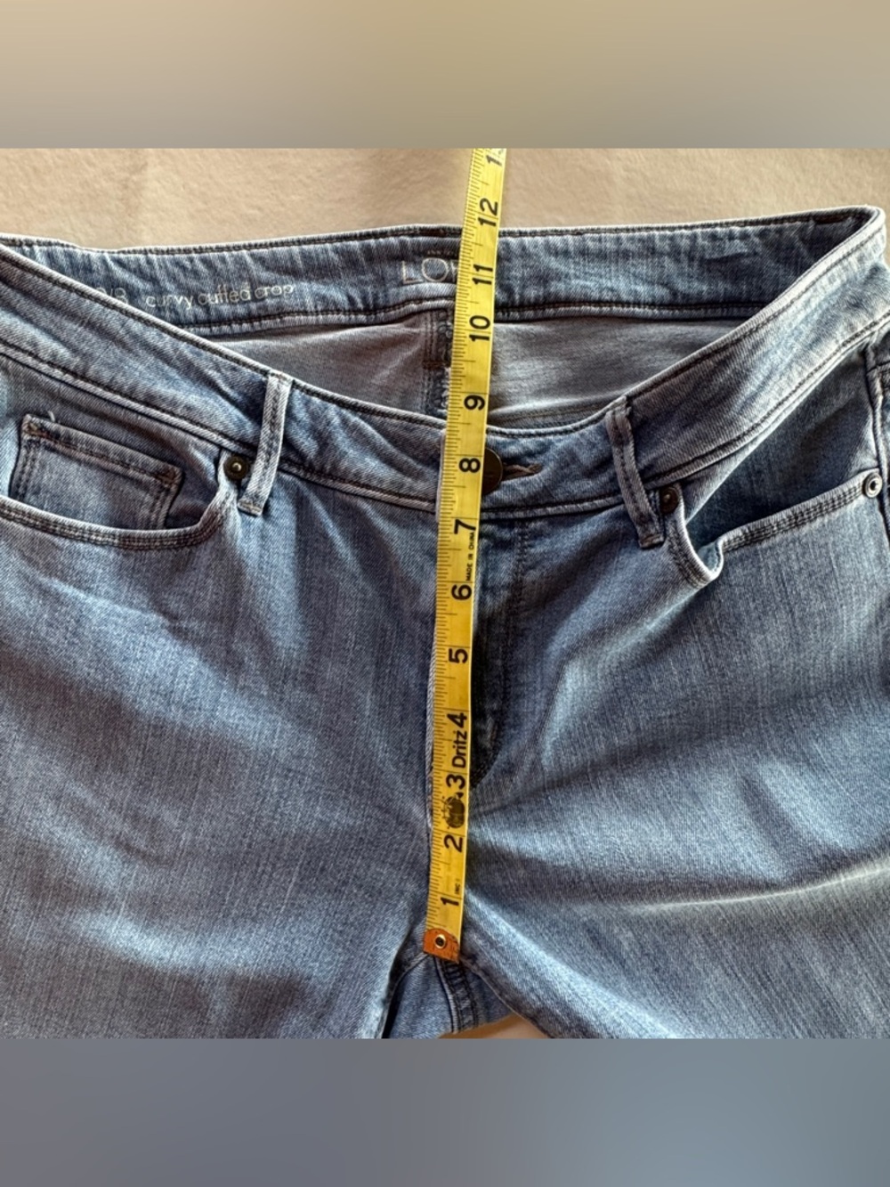 LOFT Curvy Cuffed Crop Mid-Rise Jeans (29/8) - Picture 7 of 15